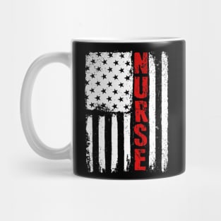 Nurses American Flag Nurses Day Mug